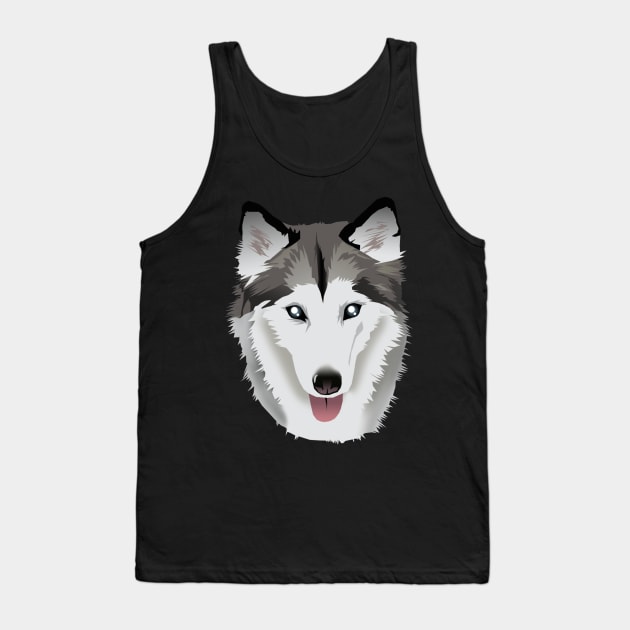 husky is my spirit dog Tank Top by k4k7uz